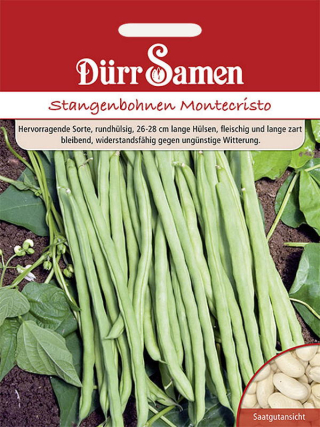 Stangenbohnen Montecristo