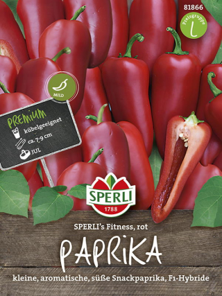 Paprika SPERLI´s Fitness, rot