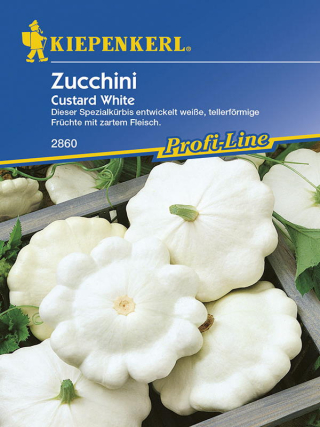 Zucchini (Patisson), Custard White