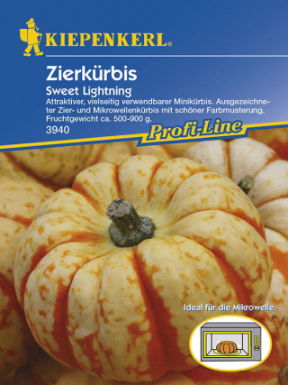 Zierkürbis Sweet Lightning, F1