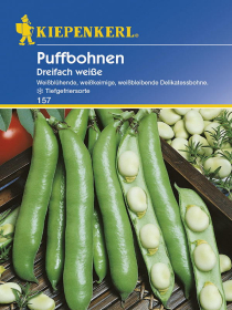 Puffbohnen Dreifach Weiße